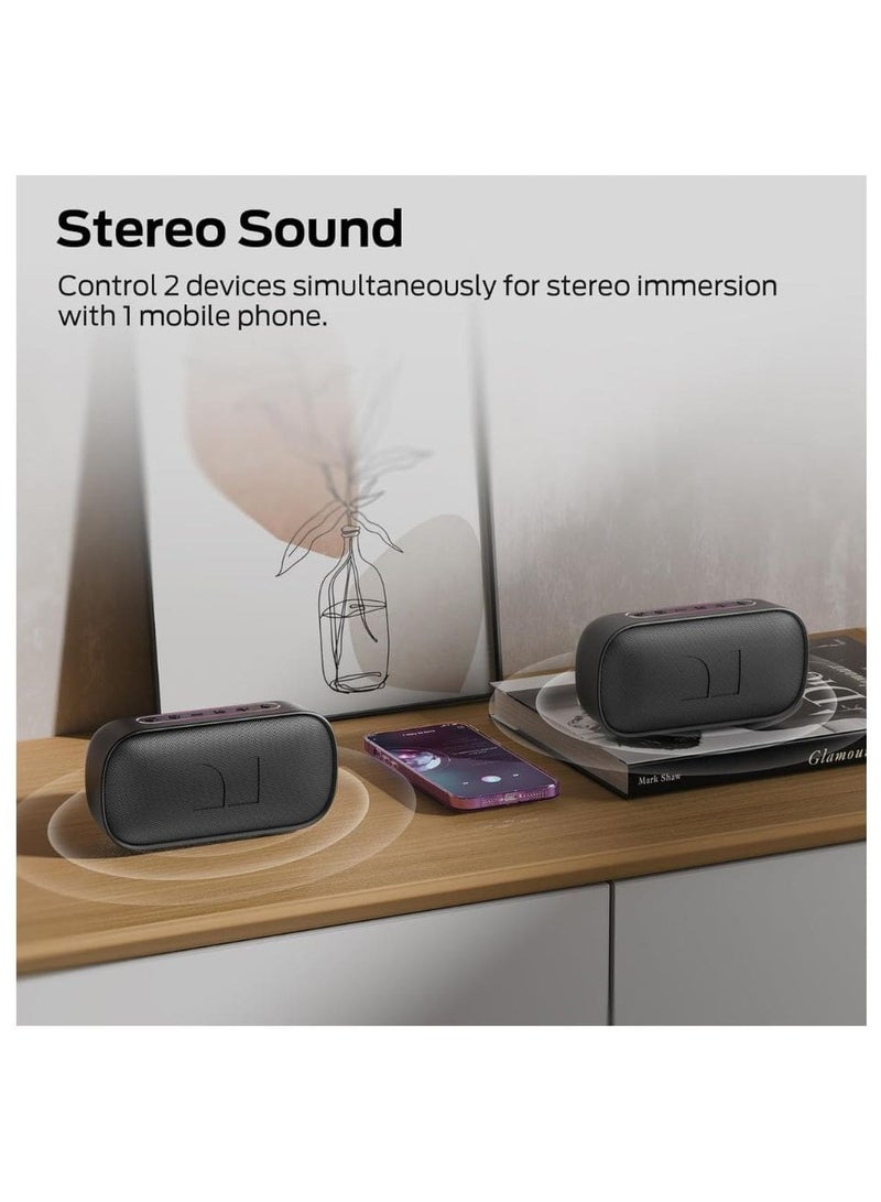 Monster S150 Bluetooth Speaker with Strong Bluetooth 5.4 Connectivity, IPX7 Waterproof Wireless Speaker, Multi-Channel Support, HD Hands-Free Calling, and Compact Design for Portable Use - Image 5