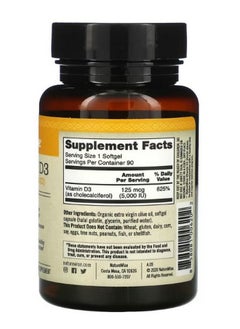 NatureWise Vitamin D3 125 mcg 5000 IU 90 Softgels  - Image 2