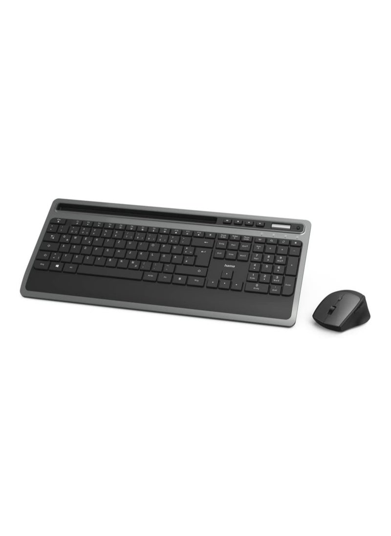 Hama D3182685 "KMW-600" Wireless Keyboard and Mouse Set-black  - Image 1