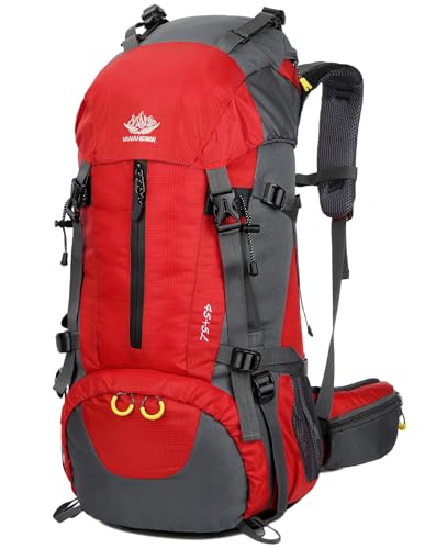 WoneNice 50L(45+5) Waterproof Hiking Backpack - Outdoor Sport Daypack with Rain Cover - Image 1