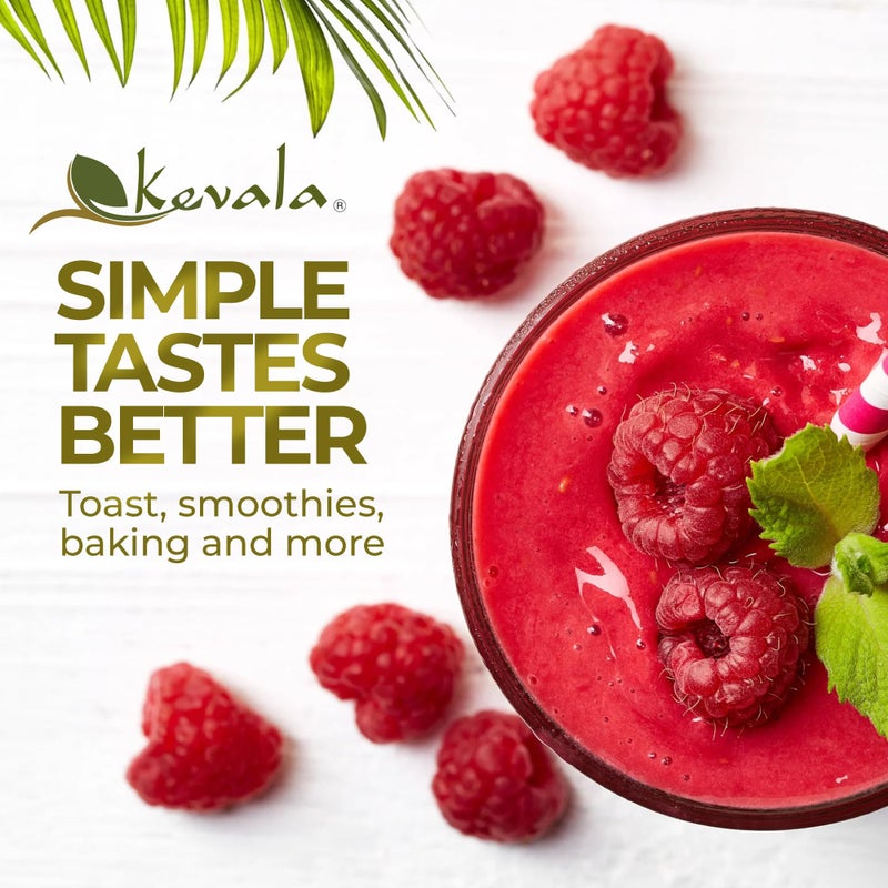Kevala Organic Coconut Butter - Raw, Cold-Pressed Spread & Cream Alternative for Baking, Desserts & Toast - Vegan, Gluten-Free, Glass Jar, Non-GMO | 16 oz - Image 4