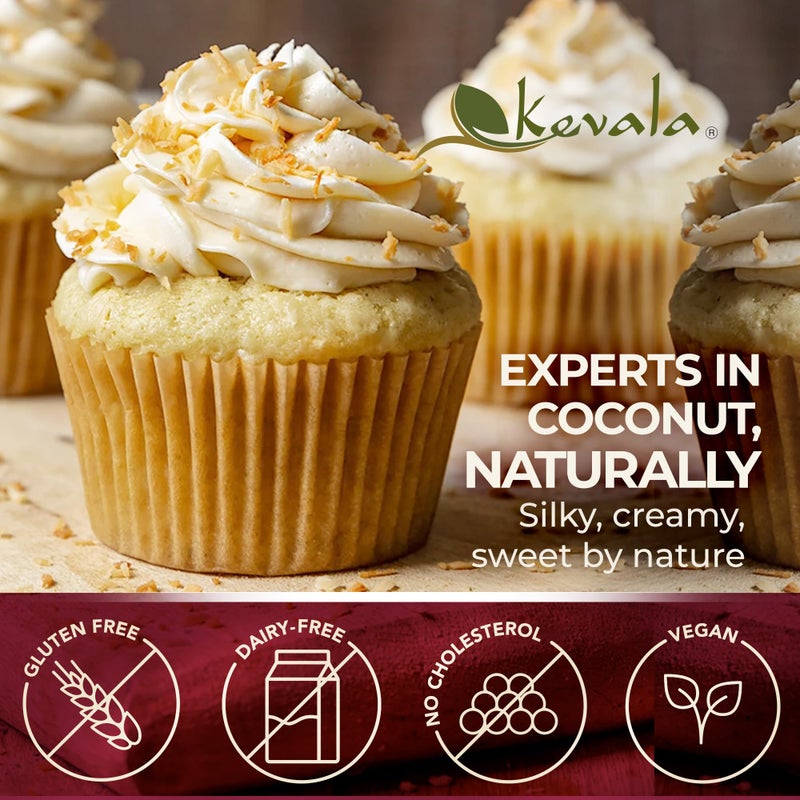 Kevala Organic Coconut Butter - Raw, Cold-Pressed Spread & Cream Alternative for Baking, Desserts & Toast - Vegan, Gluten-Free, Glass Jar, Non-GMO | 16 oz - Image 5