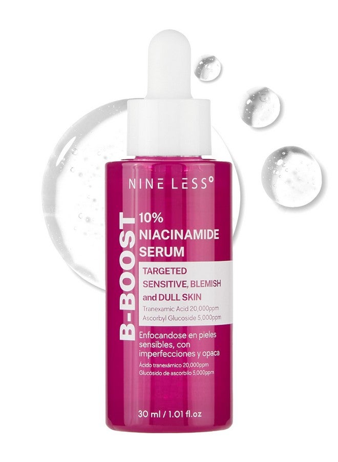 NINELESS B-Boost 10% Niacinamide Serum - Face Serum for Even Skin Tone - Tranexamic Acid & Glutathione - Revialize Complexion - Korean Skincare, 1.01 fl.oz. - Image 1