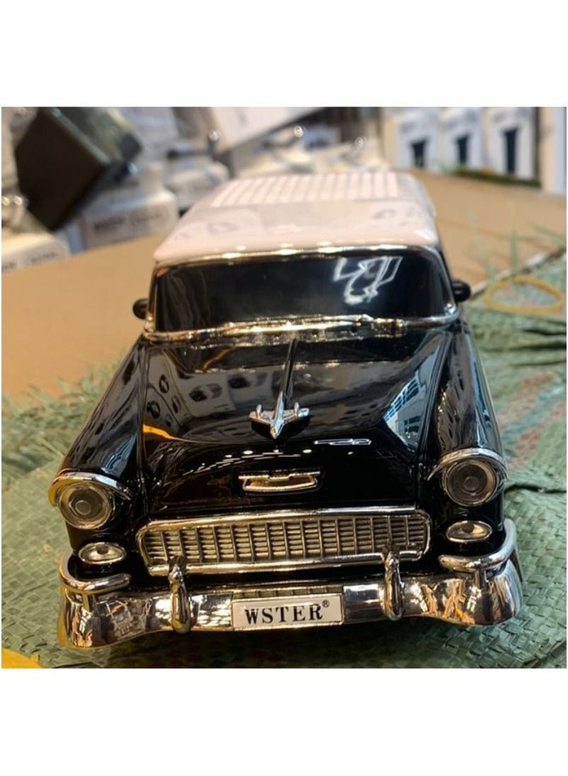 Retro Car Shape Wireless Bluetooth Speaker Multicolour  - Image 2