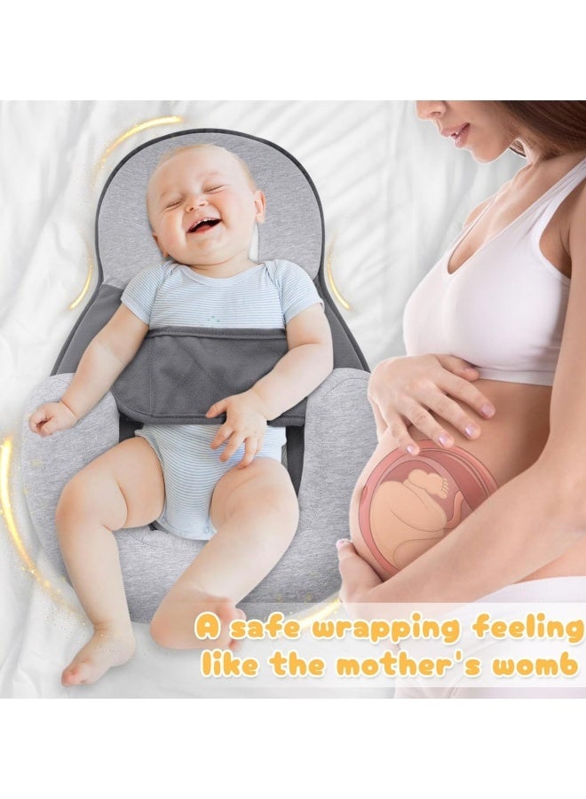 TAKHTEELA Baby Wedge Pillow for Newborn Support Wedge Pillow Baby Reflux Wedge Breastfeeding Nursing Pillow, Bottle Feeding - Image 3