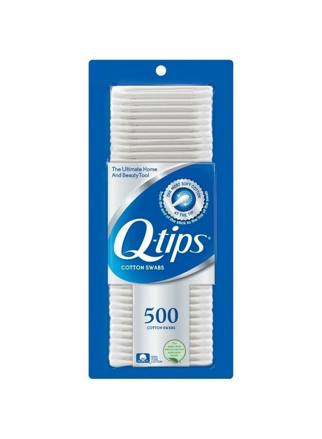 Cotton Swabs 500 Ea (Pack Of 6)