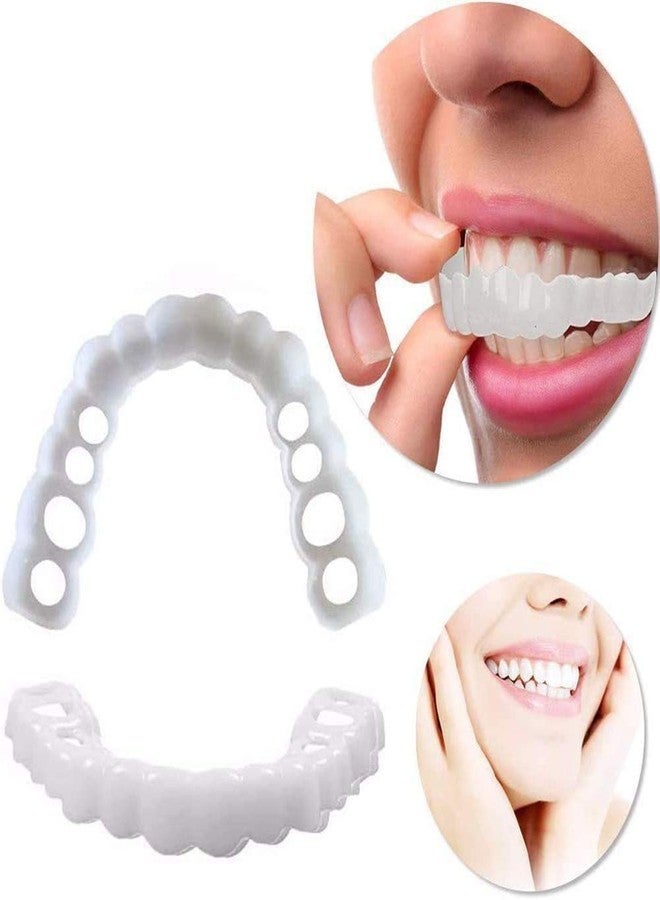 Shopify Upper and lower False teeth cover Perfect Smile Veneers Comfort Fit Flex Denture - Image 2