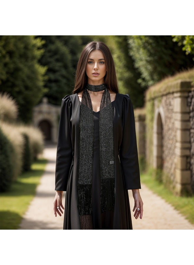 2 قطعة من وشاح لامع خفيف الوزن للنساء مناسبة للحفلات المسائية - Image 2