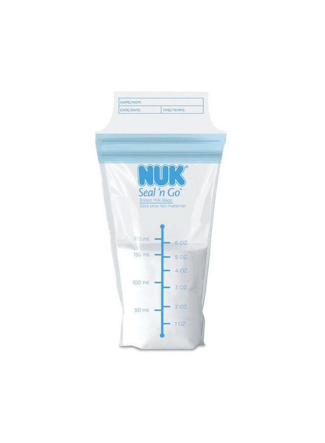 NUK Seal N Go Breast Milk Bags, 200 Count - Image 1