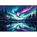 Blueforest 1000 Piece Puzzles for Adults The Lake Water The Arctic Aurora Puzzle for Adults Hard Challenge Art Jigsaw Puzzles for Gifts Birthday Party Games Family 275 197 inch Dust Free - Image 2