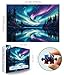 Blueforest 1000 Piece Puzzles for Adults The Lake Water The Arctic Aurora Puzzle for Adults Hard Challenge Art Jigsaw Puzzles for Gifts Birthday Party Games Family 275 197 inch Dust Free - Image 4