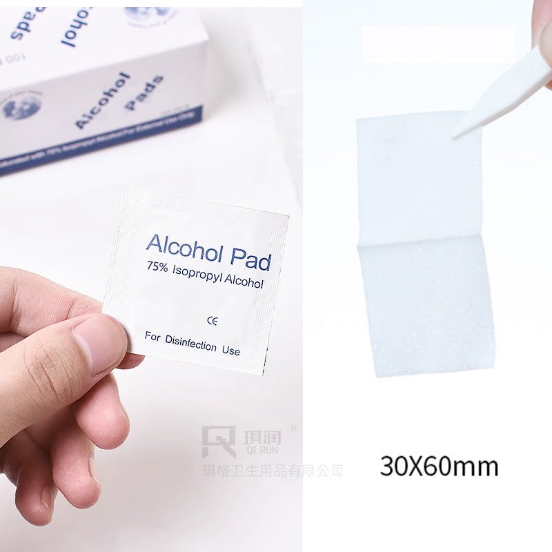 75% Alcohol Cotton Pads For Cleaning Mobile Phones, Jewelry, And Earrings, Disposable Alcohol Wipes, 100 Pieces/Box - Image 4