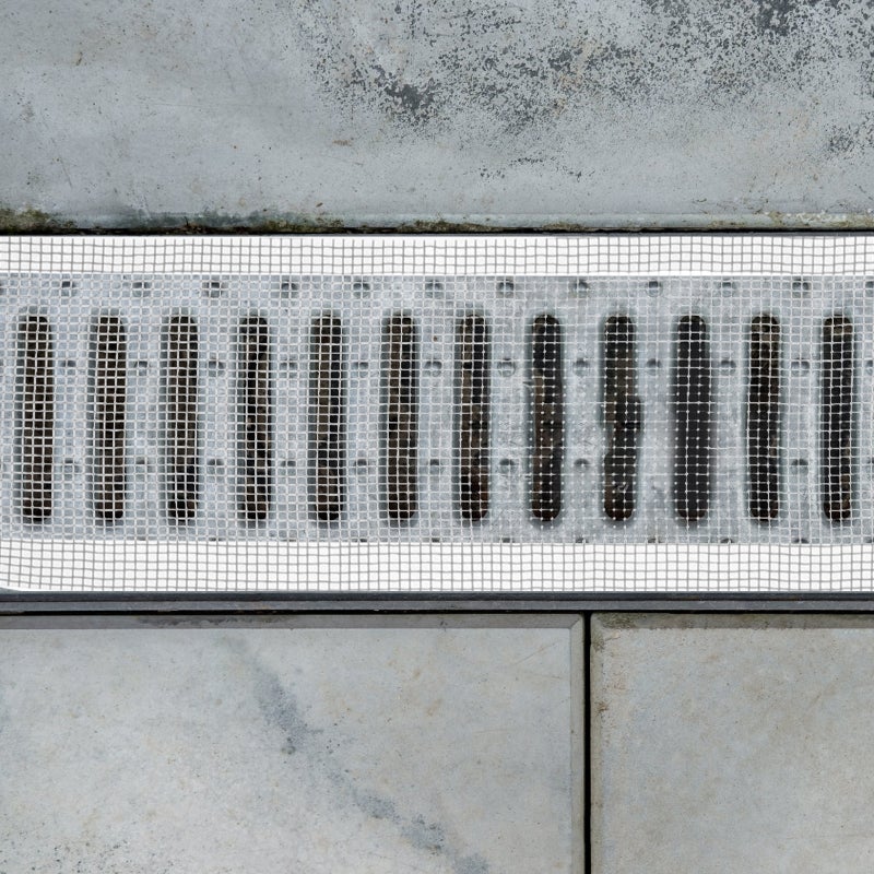 1 Roll of Convenient Bathroom Floor Drain Strainer Hair Filtering Stickers - Image 5