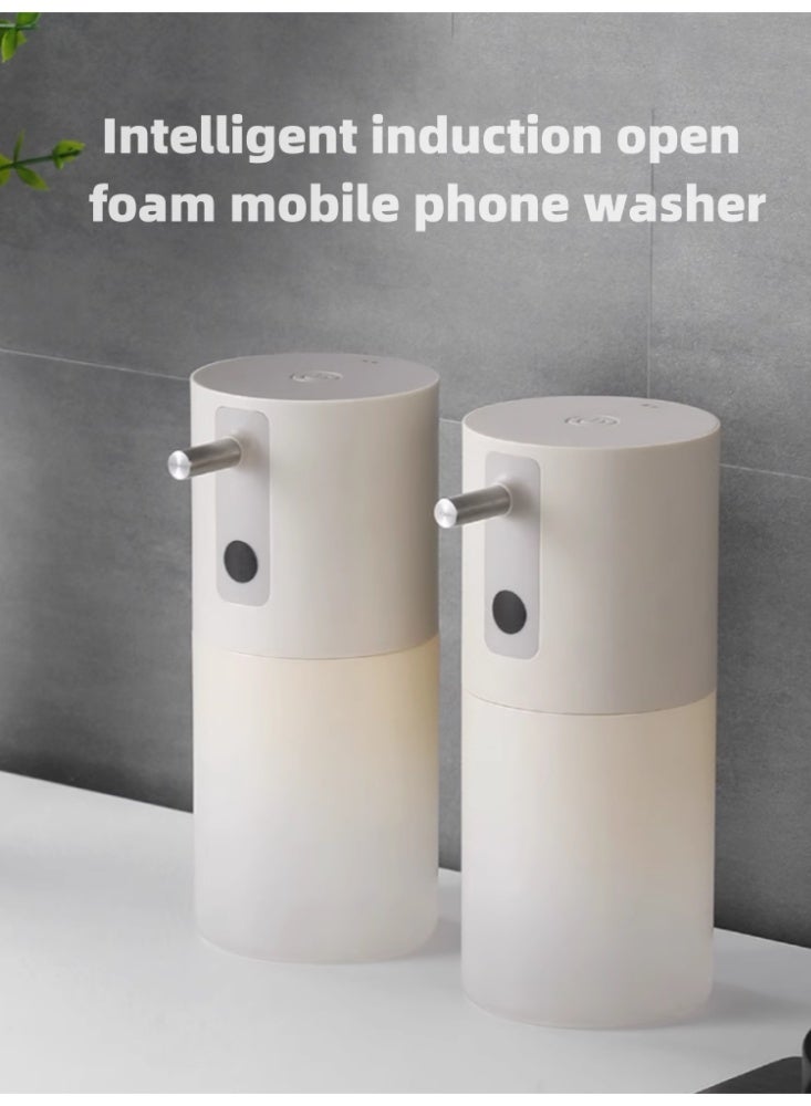 Automatic Induction Foam Hand Sanitizer Wall Mounted Hand Sanitizer Kitchen Detergent Soap Dispenser Electric Mobile Phone - Image 2