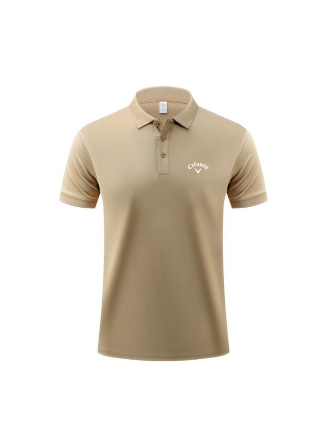 Callaway golf quick-drying short-sleeved Polo shirt men's summer breathable sports lapel casual shirt - Image 2