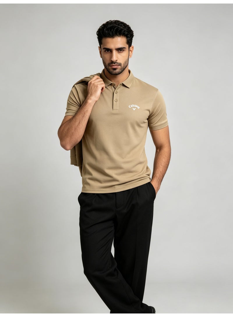Callaway golf quick-drying short-sleeved Polo shirt men's summer breathable sports lapel casual shirt - Image 3