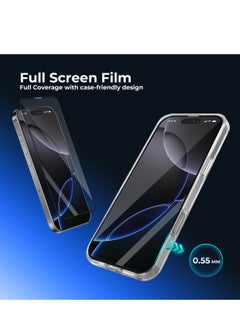 Maxwell 3D Super Hardy Screen Protector Compatible with 16 Pro Max Ultra HD Scratch Resistant Armor Shield Crystal Clear Screen Protector Anti-Static, East to Install, Bubble Free Installation - pzsku/Z218A3A9E4719FB29A415Z/45/_/1739786067/4a509042-68dc-4a4a-b155-dcad94296fce