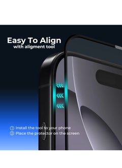 Maxwell 3D Super Hardy Screen Protector Compatible with 16 Pro Max Ultra HD Scratch Resistant Armor Shield Crystal Clear Screen Protector Anti-Static, East to Install, Bubble Free Installation - pzsku/Z218A3A9E4719FB29A415Z/45/_/1739786125/ec6ae1da-a6db-4bdb-8417-d24953a9770e