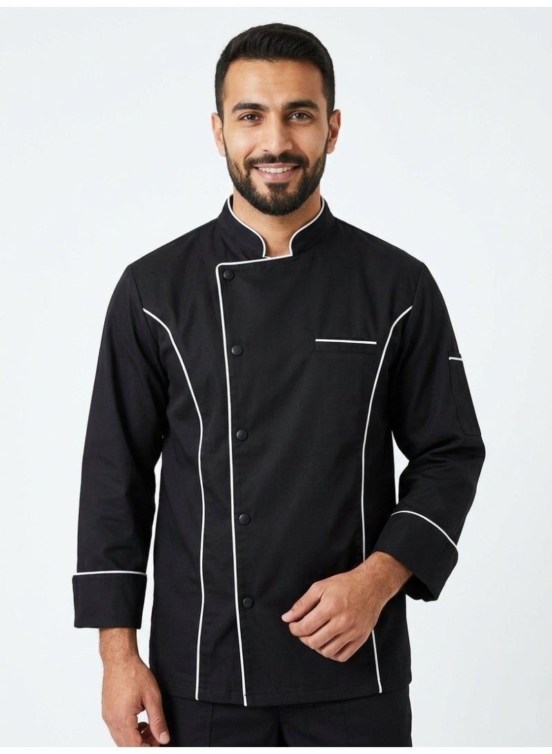 Black chef jacket