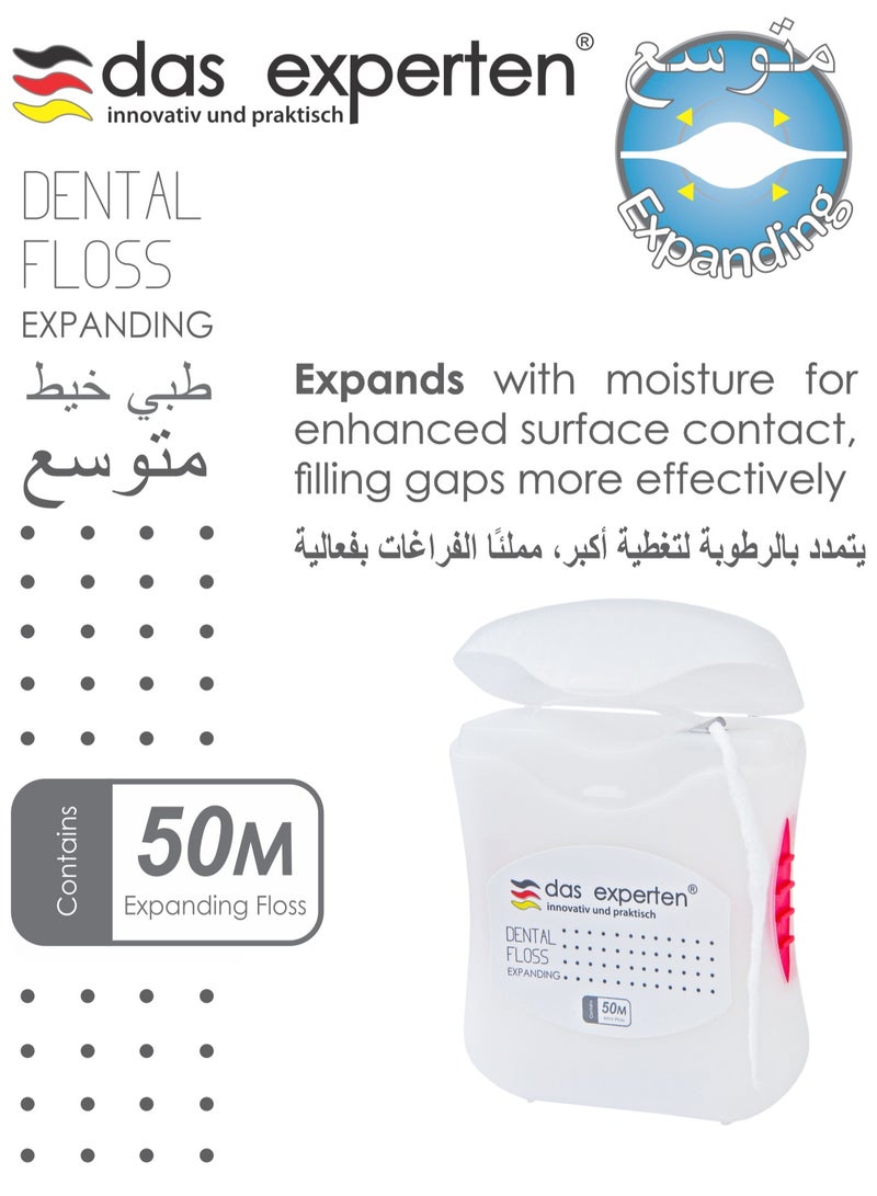 Das experten dental floss expanding 50m - Image 1