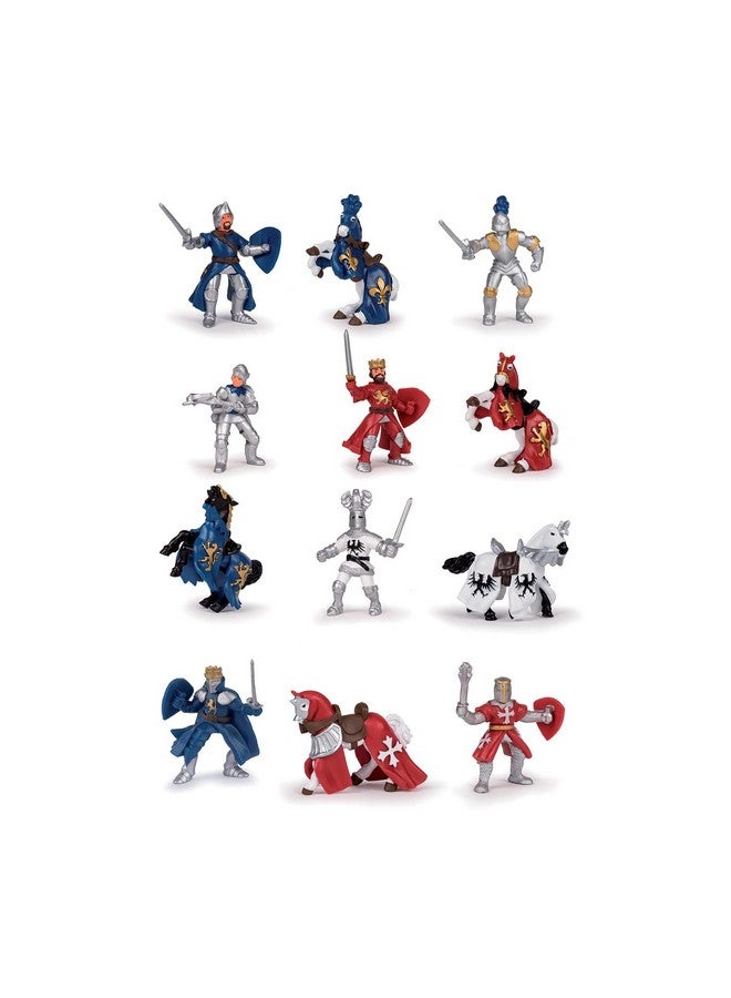 Papo Papo Mini Plus Knight Figure (12 Piece), Multi - Image 1