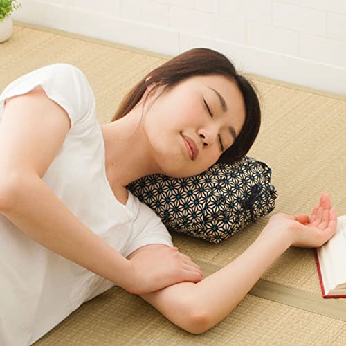 EMOOR Buckwheat Husk PillowDeep Red Made in Japan - Image 3