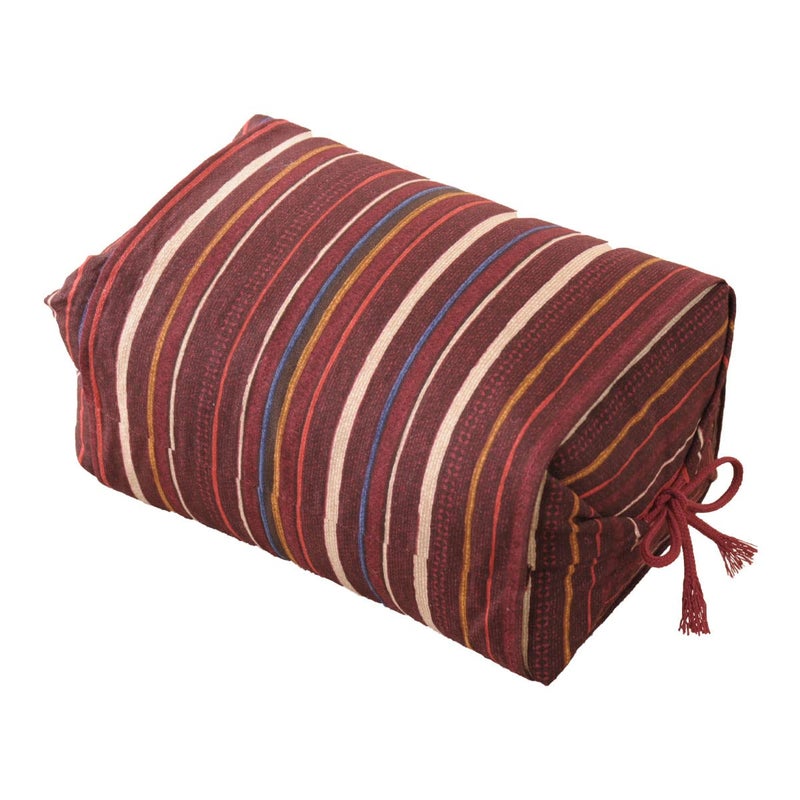 EMOOR Buckwheat Husk PillowDeep Red Made in Japan - Image 2