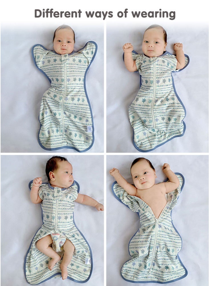 Super ZYouth Baby Swaddle Wrap, Baby Sleep Sack, Baby Sleeping Bag with Arms, Breathable & Skin-Friendly Cotton - Image 3