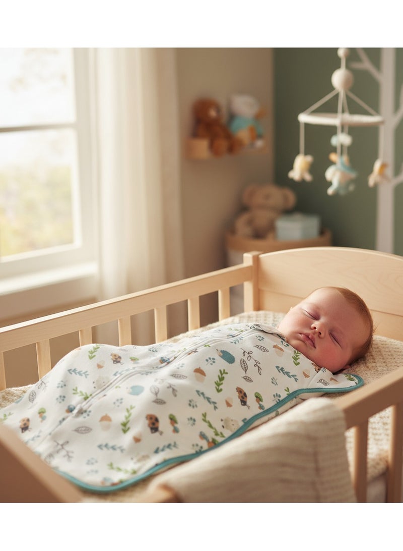 Super ZYouth Baby Swaddle Wrap, Baby Sleep Sack, Baby Sleeping Bag with Arms, Breathable & Skin-Friendly Cotton - Image 5