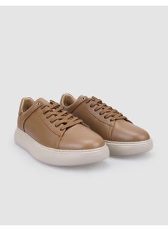 Harrow 100% Genuine Leather Mink Lace-Up Men's Sneakers  - Image 2