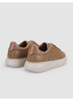 Harrow 100% Genuine Leather Mink Lace-Up Men's Sneakers  - Image 3