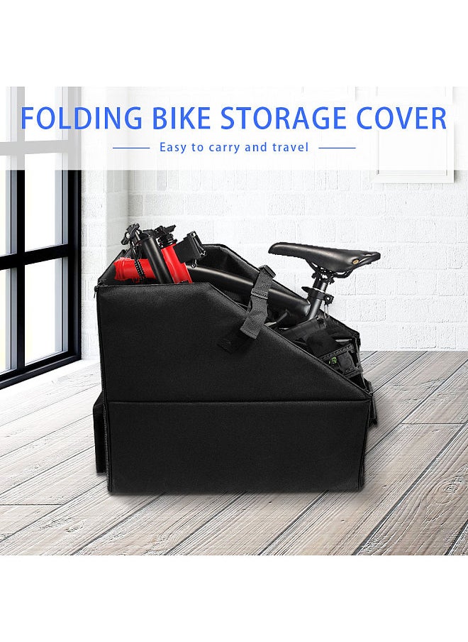 Generic - Folding Bicycle Storage Box Car Trunk Storage Box Foldable Bike Storage Container - Image 1