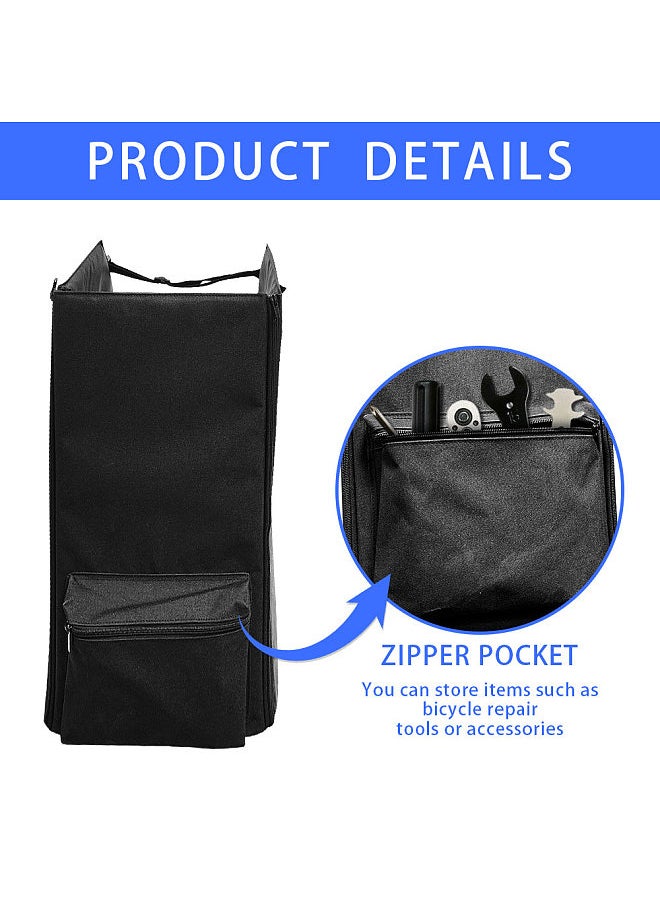 Generic - Folding Bicycle Storage Box Car Trunk Storage Box Foldable Bike Storage Container - Image 1
