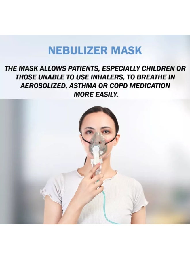 MEDIX Adult Nebulizer Mask Elongated for Aerosol Therapy & Respiratory Care - Image 3
