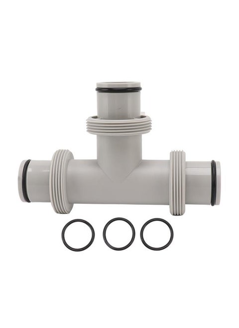 Split Swimming Pool Hose Plunger Valve 2 in 1 T Shape Hose Plunger Valve Replacement for for Filter Circulation System Pool Pump Maintenance