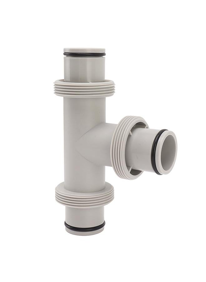 Split Swimming Pool Hose Plunger Valve 2 in 1 T Shape Hose Plunger Valve Replacement for for Filter Circulation System Pool Pump Maintenance