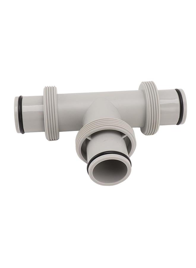 Split Swimming Pool Hose Plunger Valve 2 in 1 T Shape Hose Plunger Valve Replacement for for Filter Circulation System Pool Pump Maintenance