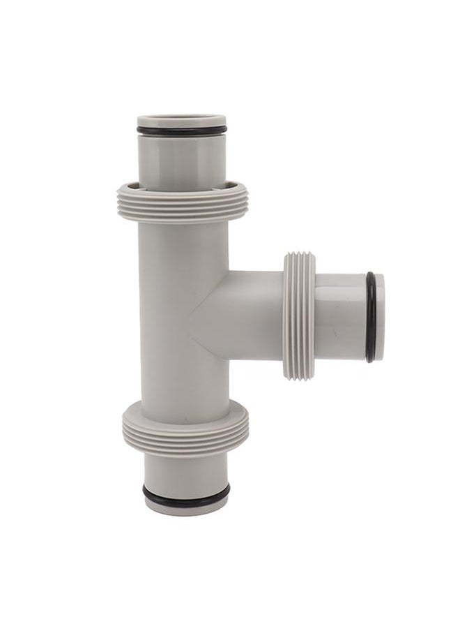 Split Swimming Pool Hose Plunger Valve 2 in 1 T Shape Hose Plunger Valve Replacement for for Filter Circulation System Pool Pump Maintenance