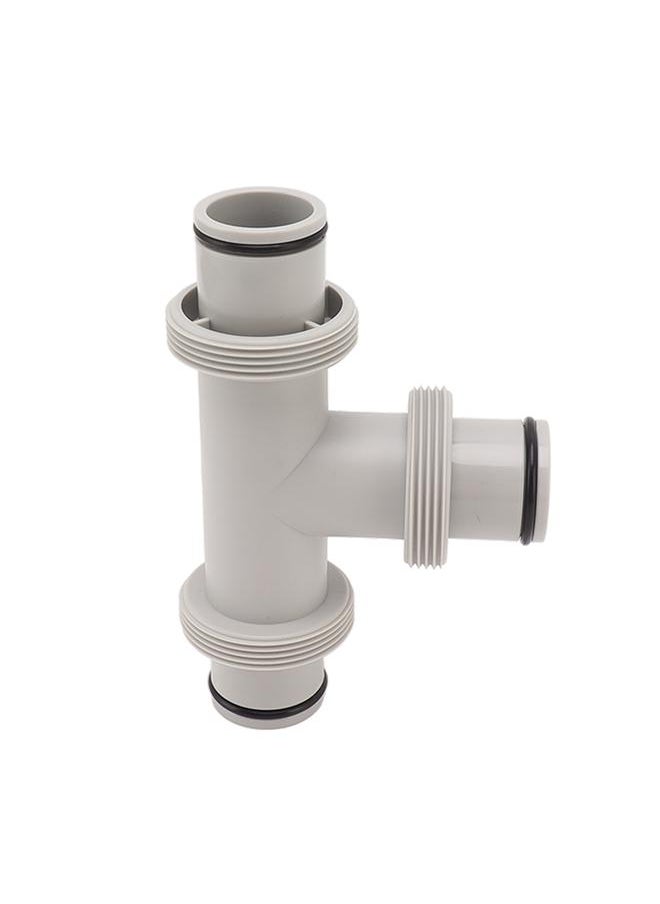 Split Swimming Pool Hose Plunger Valve 2 in 1 T Shape Hose Plunger Valve Replacement for for Filter Circulation System Pool Pump Maintenance