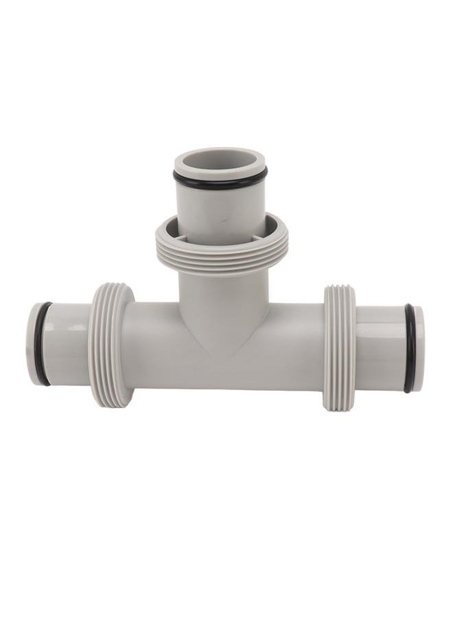 Split Swimming Pool Hose Plunger Valve 2 in 1 T Shape Hose Plunger Valve Replacement for for Filter Circulation System Pool Pump Maintenance