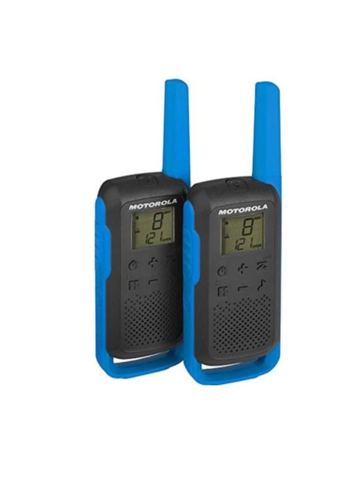 MOTOROLA TALKABOUT T62 Walkie-talkies Blue Twin Back  - Image 1