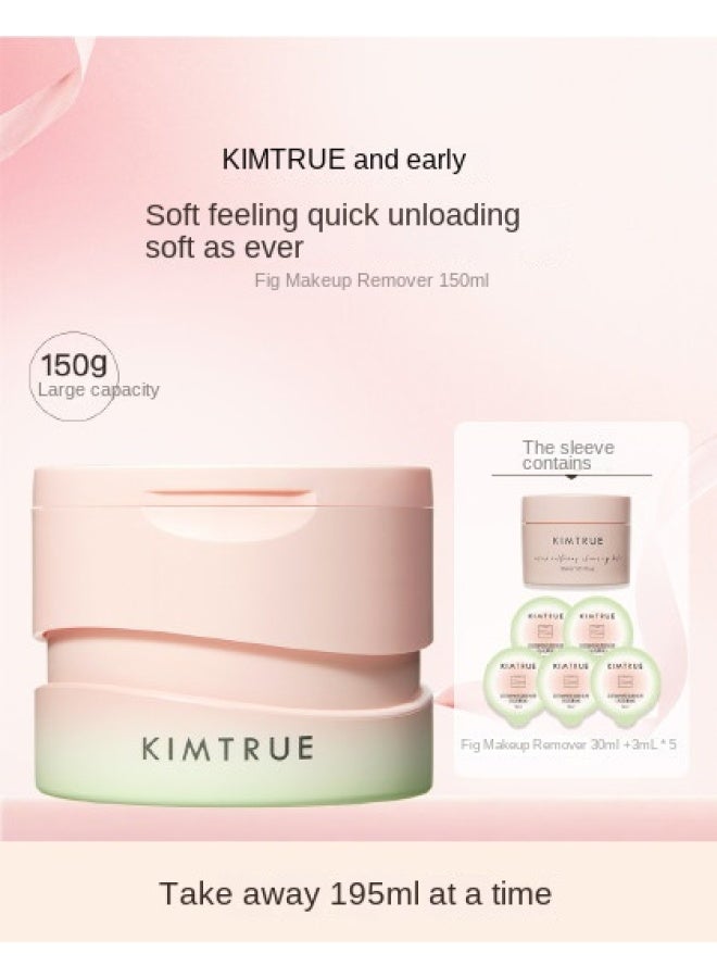 Kimtrue 150g Fig Cleansing Balm/cream, Gentle And Non-irritating, Not Oil-based Makeup Remover - Image 1