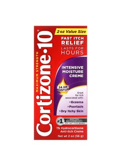 Cortizone 10 Cortizone 10, Maximum Strength, Intensive Moisture Creme, 2 oz (56 g)  - Image 1