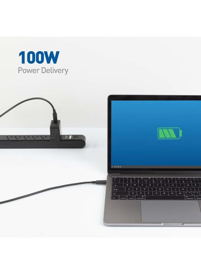 Cable Matters [USB-IF Certified] 10 Gbps Gen 2 USB C to USB C Cable - 3.3ft / 1m, Supports Up to [4K@60Hz Video, 100W Charging, 10Gbps Data Transfer], Black - Image 5