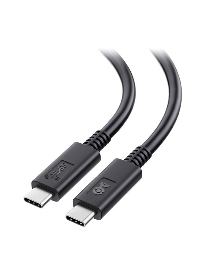 Cable Matters [USB-IF Certified] 10 Gbps Gen 2 USB C to USB C Cable - 3.3ft / 1m, Supports Up to [4K@60Hz Video, 100W Charging, 10Gbps Data Transfer], Black - Image 1