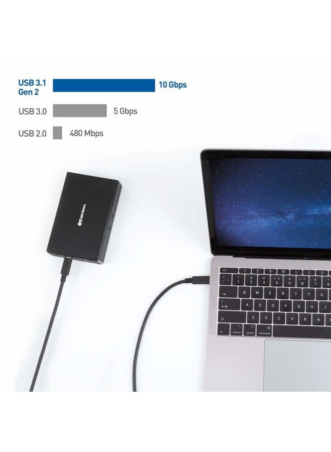 Cable Matters [USB-IF Certified] 10 Gbps Gen 2 USB C to USB C Cable - 3.3ft / 1m, Supports Up to [4K@60Hz Video, 100W Charging, 10Gbps Data Transfer], Black - Image 4