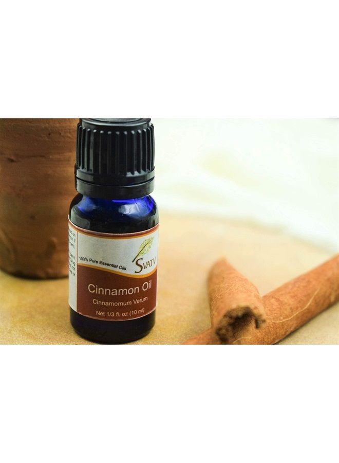 SVATV Cinnamon Essential Oil Therapeutic Grade Aromatherapy Oils Fragrance Oil for Diffuser Yoga Massage & DIY Personal Care 10 ml - Image 2