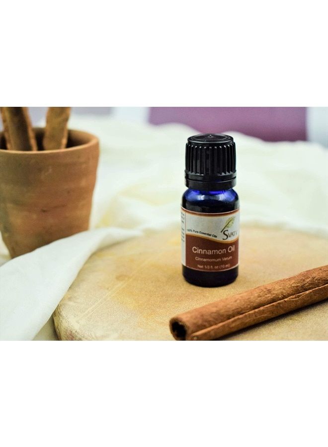 SVATV Cinnamon Essential Oil Therapeutic Grade Aromatherapy Oils Fragrance Oil for Diffuser Yoga Massage & DIY Personal Care 10 ml - Image 4