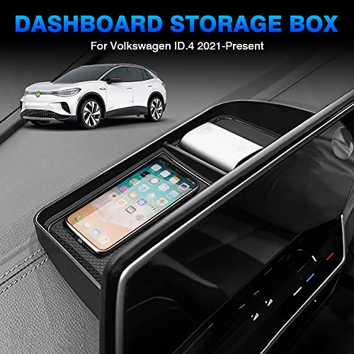 FIILINES Dash Tray for VW Volkswagen ID.4 2023 2022 2021 Dashboard Tray ID.4 Dash Tray Accessories for VW ID4 2021 2022 2023 - Image 2