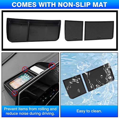 FIILINES Dash Tray for VW Volkswagen ID.4 2023 2022 2021 Dashboard Tray ID.4 Dash Tray Accessories for VW ID4 2021 2022 2023 - Image 5